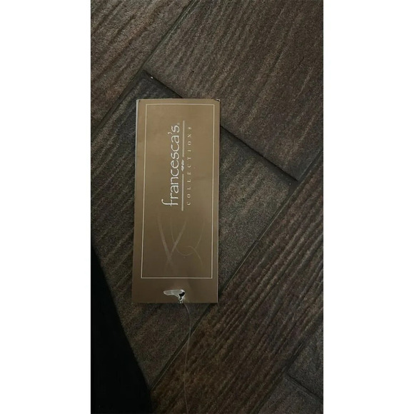 Francesca's Women's Paisley One Shoulder Dress Black Size S - Picture 3 of 7